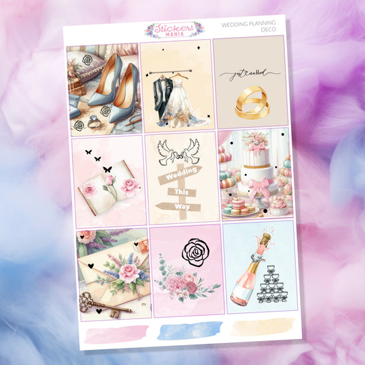 Wedding Planning Stickers Kit | Bridal Stickers