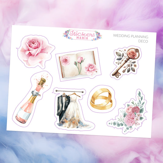 Wedding Planning Deco Stickers | Bridal Stickers