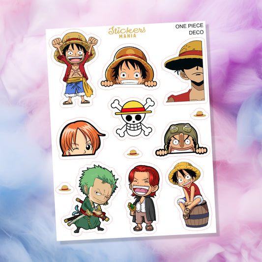 One Piece Deco Stickers | Luffy Stickers