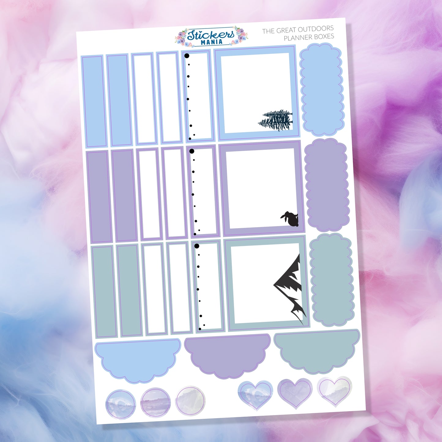 The Great Outdoors Stickers Kit | National Parks Deco & Planner Stickers