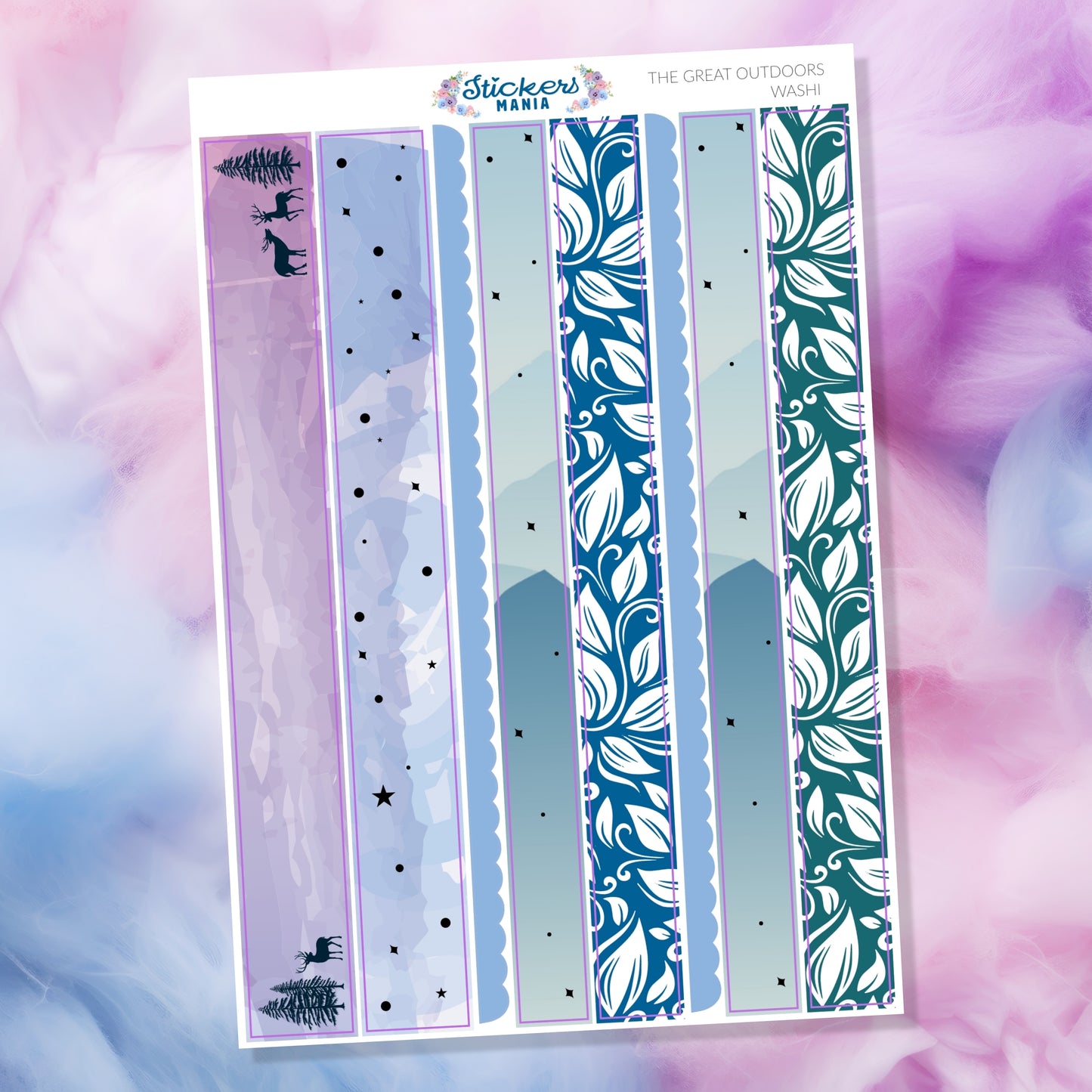 The Great Outdoors Stickers Kit | National Parks Deco & Planner Stickers