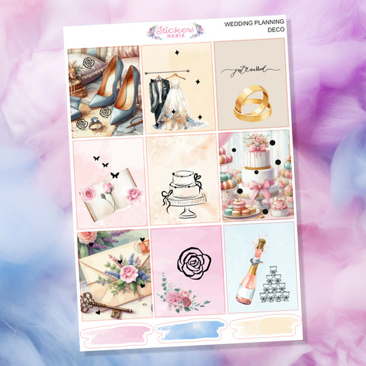 Wedding Planning Stickers Kit | Bridal Stickers