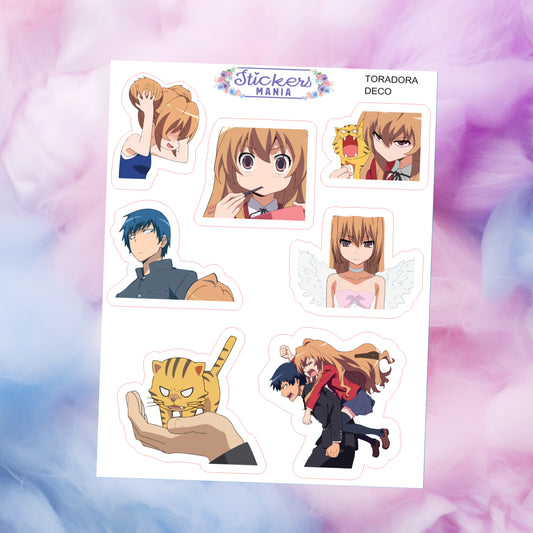 Toradora Deco Stickers | Taiga Asaka Stickers